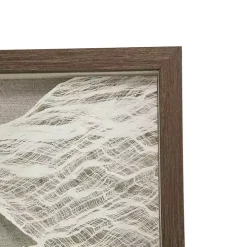 Abstract Rice Paper Framed Wall Plaque