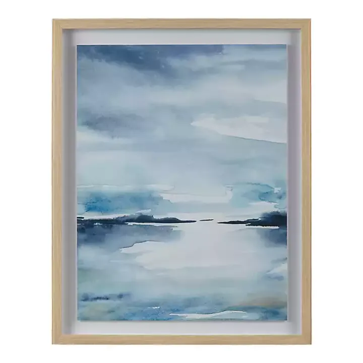 Abstract Sparkling Sea Framed Wall Art