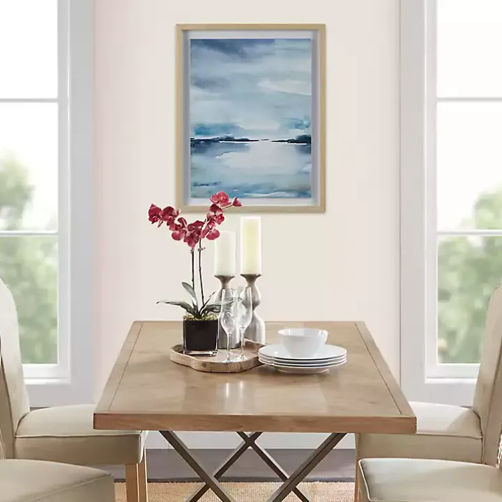 Abstract Sparkling Sea Framed Wall Art