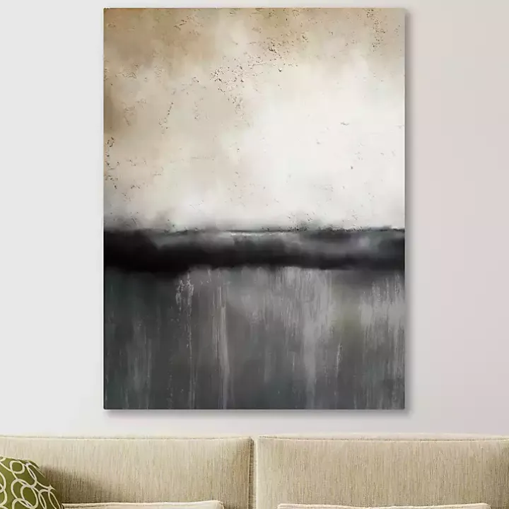 Abstract Sunset Canvas Art Print