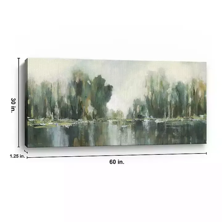 Abstract Treeline Canvas Art Print, 60x30 in.