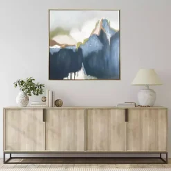 Abstract Vision Framed Canvas Art Print