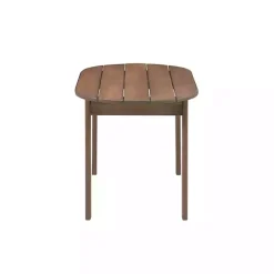 Acorn Acacia Wood Oval Adirondack Coffee Table