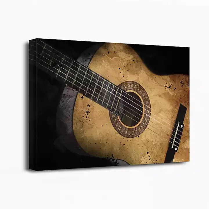 Acoustic Guitar Canvas Art Print