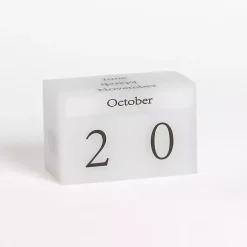 Acrylic Block Calendar