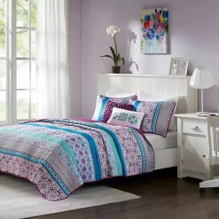 Adley Reversible Full/Queen 5-pc. Quilt Set
