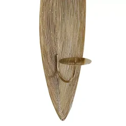 Adrienne Golden Steel Spiral Sconce