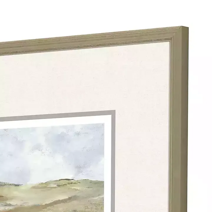Afternoon Landscape Framed Art Prints, Set of 4