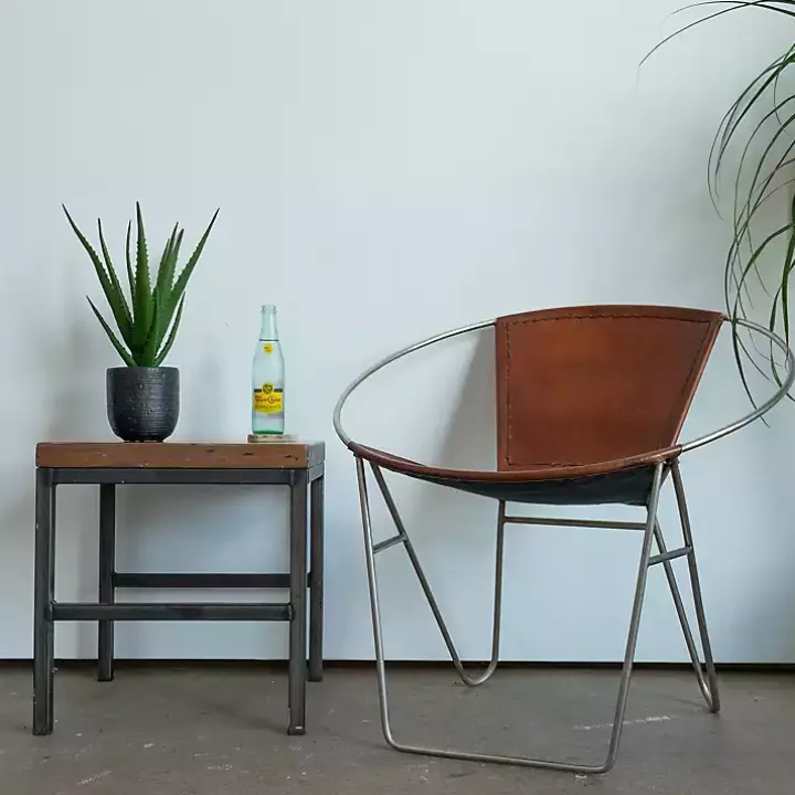 Agave Arrangement in Black Decorative Pot