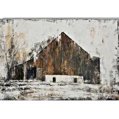 Aged Barnhouse Canvas Art Print