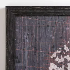 Aged World Map Framed Art Print