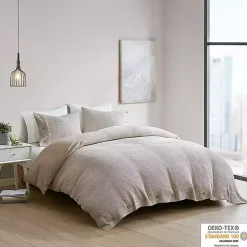 Alaya Ivory 3-pc. California King Waffle Duvet Set