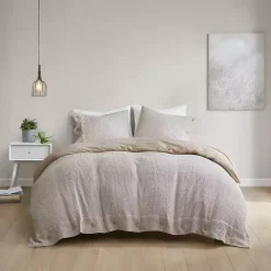 Alaya Tan 4-pc. California King Waffle Duvet Set