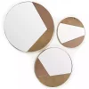 Alexander Round Metal Wall Mirrors, Set of 3