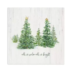 All is Calm Trees Canvas Art Print