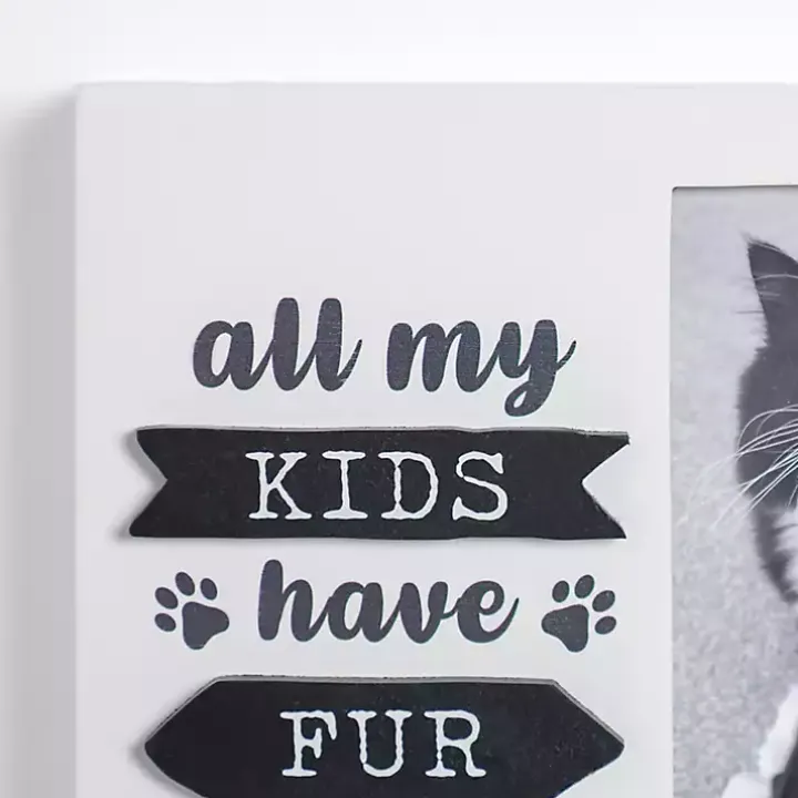 All My Kids Have Fur White Picture Frame