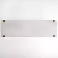 Allen Wood and Marble Console Table