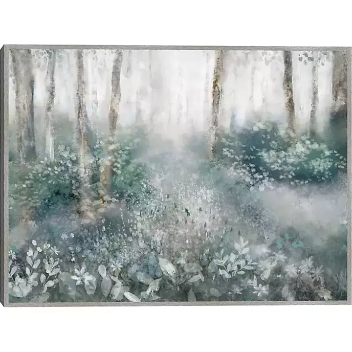 Allyson's Trail Framed Canvas Art Print