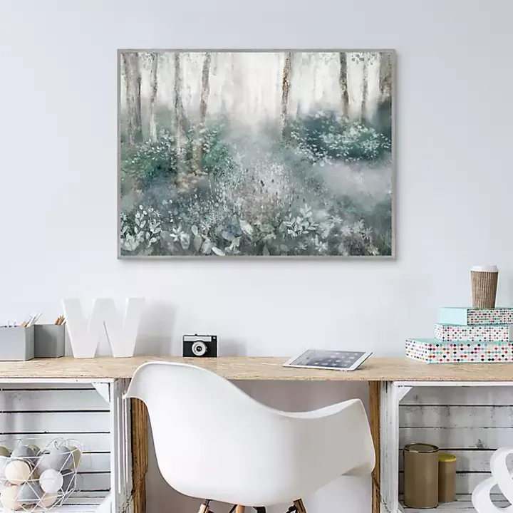 Allyson's Trail Framed Canvas Art Print