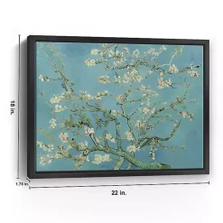 Almond Blossom Framed Canvas Art Print, 22x18 in.