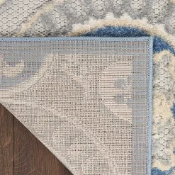 Aloha Blue Medallion Indoor/Outdoor Area Rug, 5x7
