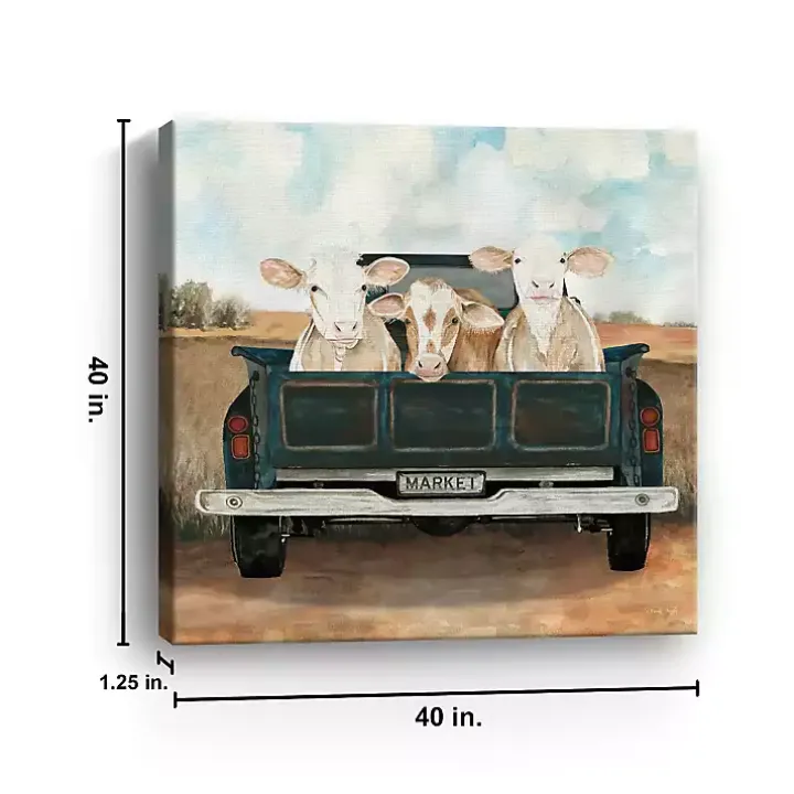 Along for the Ride Canvas Art Print, 40x40 in.