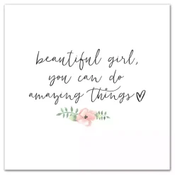 Amazing Things Floral Canvas Art Print