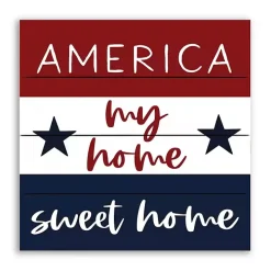 America My Home Sweet Home Pallet Wood Wall Art