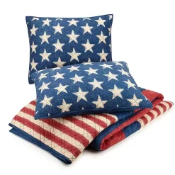 Americana Patch 3-pc. Full/Queen Quilt Set