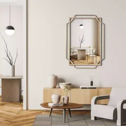 Amir Bronze Metal Wall Mirror