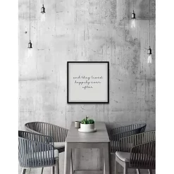 And They Lived Happily Framed Art Print