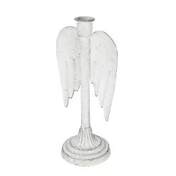 Angel Wing Taper Candle Holders, Set of 2
