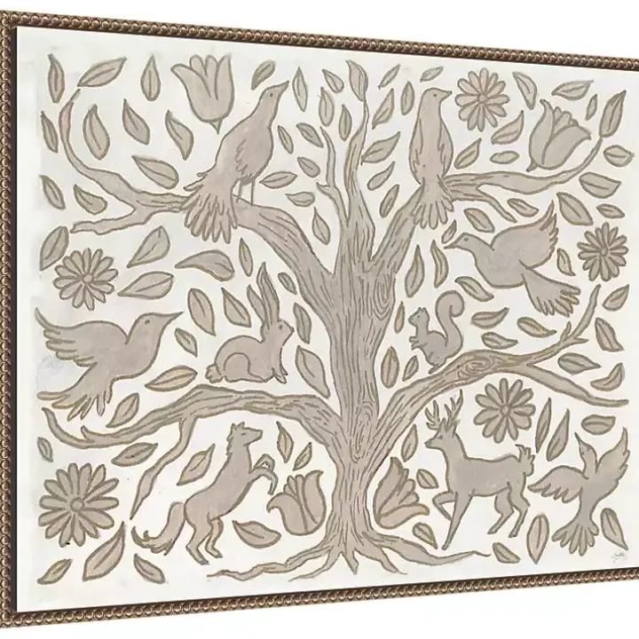 Animal Tree Canvas Art Print, 30x23 in.