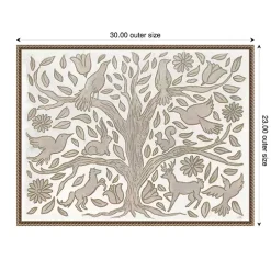 Animal Tree Canvas Art Print, 30x23 in.
