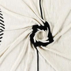 Anna Black And White Diamond Throw