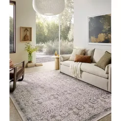 Anniston Ivory Stone Area Rug, 5x8