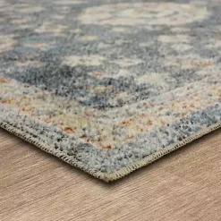 Anthracite Granary Floral Area Rug, 8x10