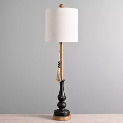 Antique Black Allison Buffet Lamp