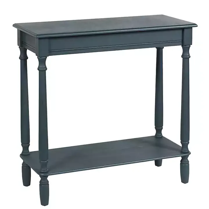 Antique Blue Wood Rachel Console Table