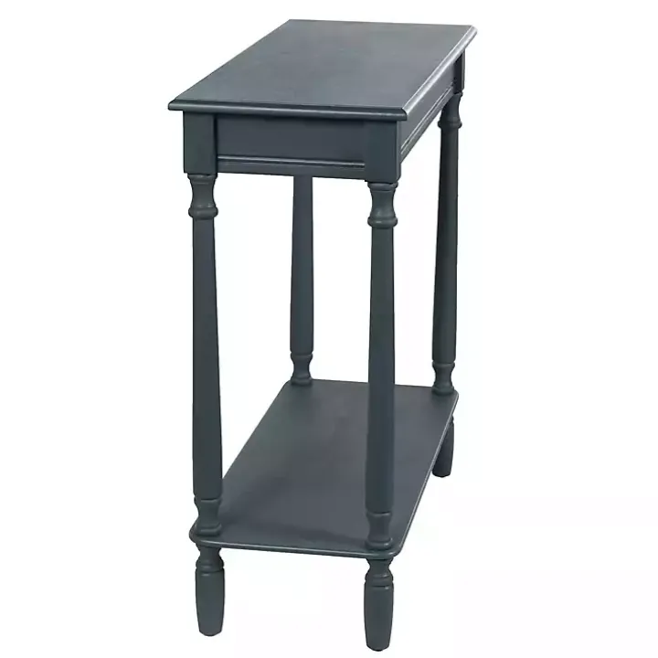Antique Blue Wood Rachel Console Table