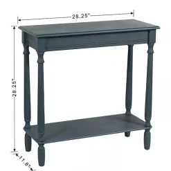 Antique Blue Wood Rachel Console Table