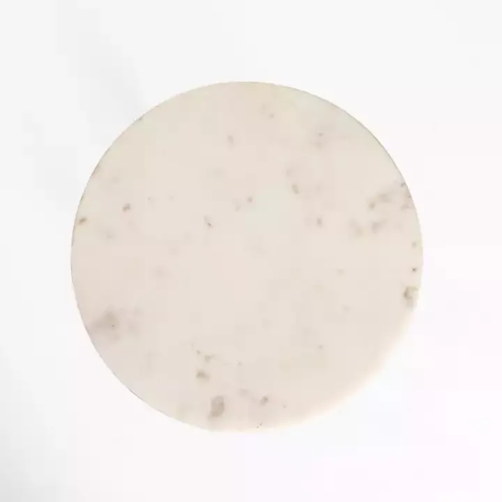 Antique Brass & Marble Cocktail Table