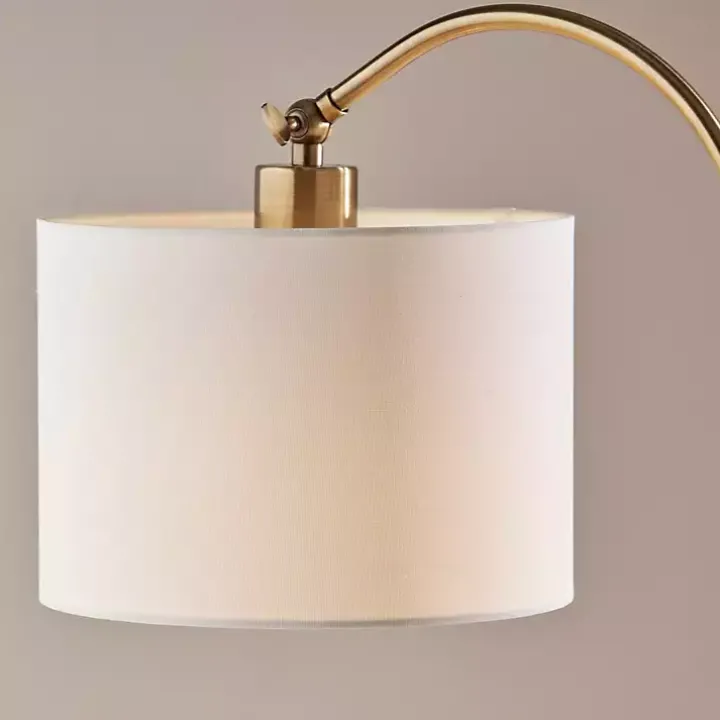 Antique Brass Arc Floor Lamp