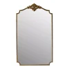 Antique Brass Metal Vertical Wall Mirror