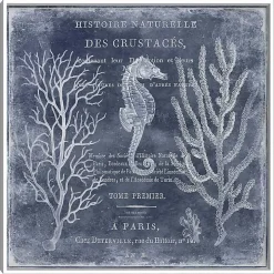 Antique Deep Blue Sea II Framed Art Print