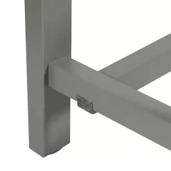 Antique Gray Wood Noah Bench