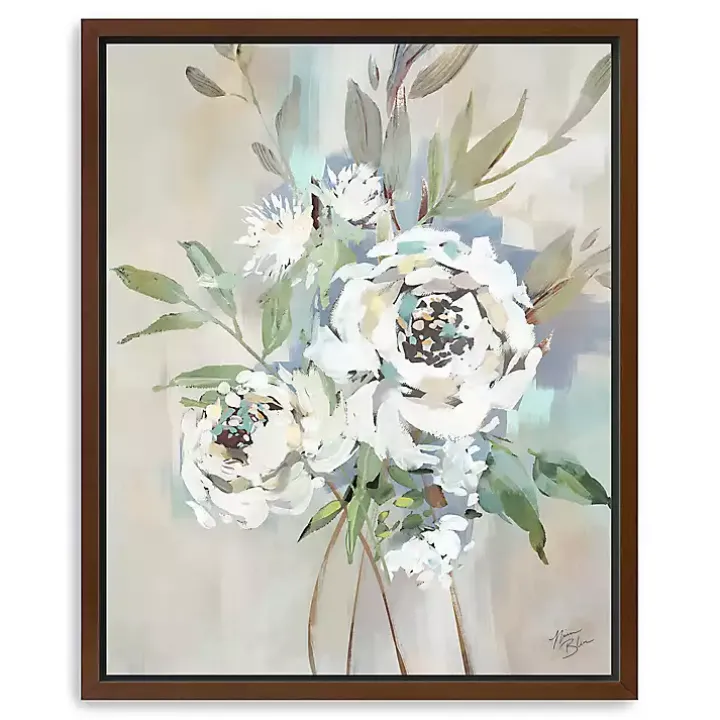 Antique Rose II Framed Canvas Art Print