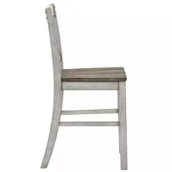 Antique White & Ash Brown 2-pc. Counter Stool Set