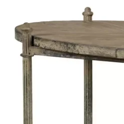 Antique Wood and Metal Bar Cart