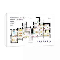 Apartment from Friends Canvas Art Print